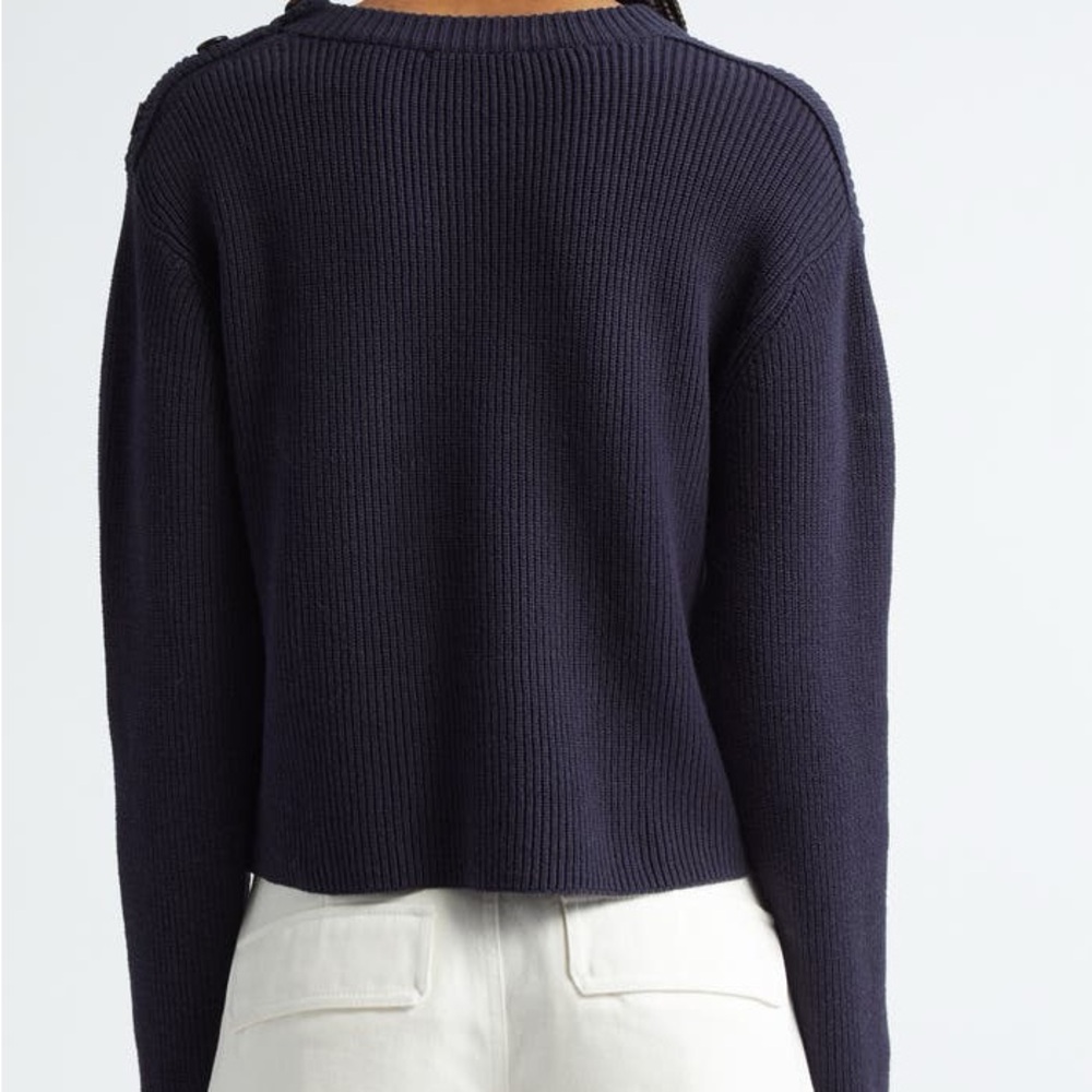 Beautiful Vince Button Shoulder Cotton Blend Sweater😍 - Picture 9 of 17